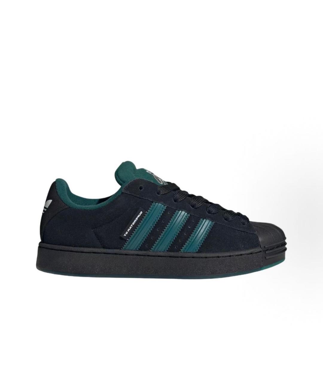 ADIDAS Черные замшевые кроссовки, фото 7