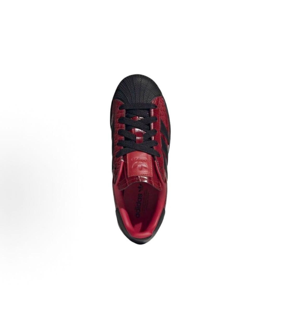 ADIDAS Красные кожаные кроссовки, фото 5
