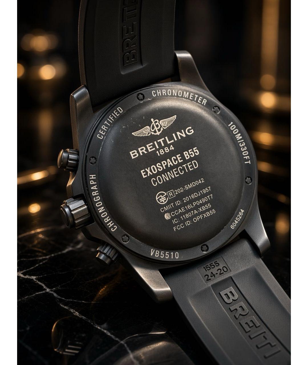 BREITLING Серебряные стальные часы, фото 3