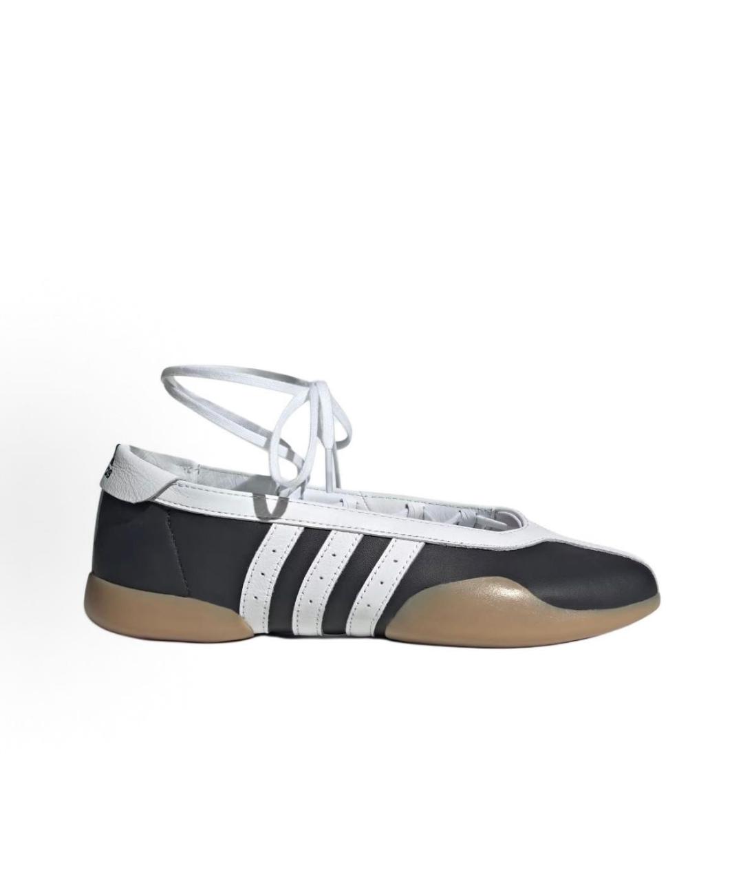 ADIDAS Черные текстильные балетки, фото 7