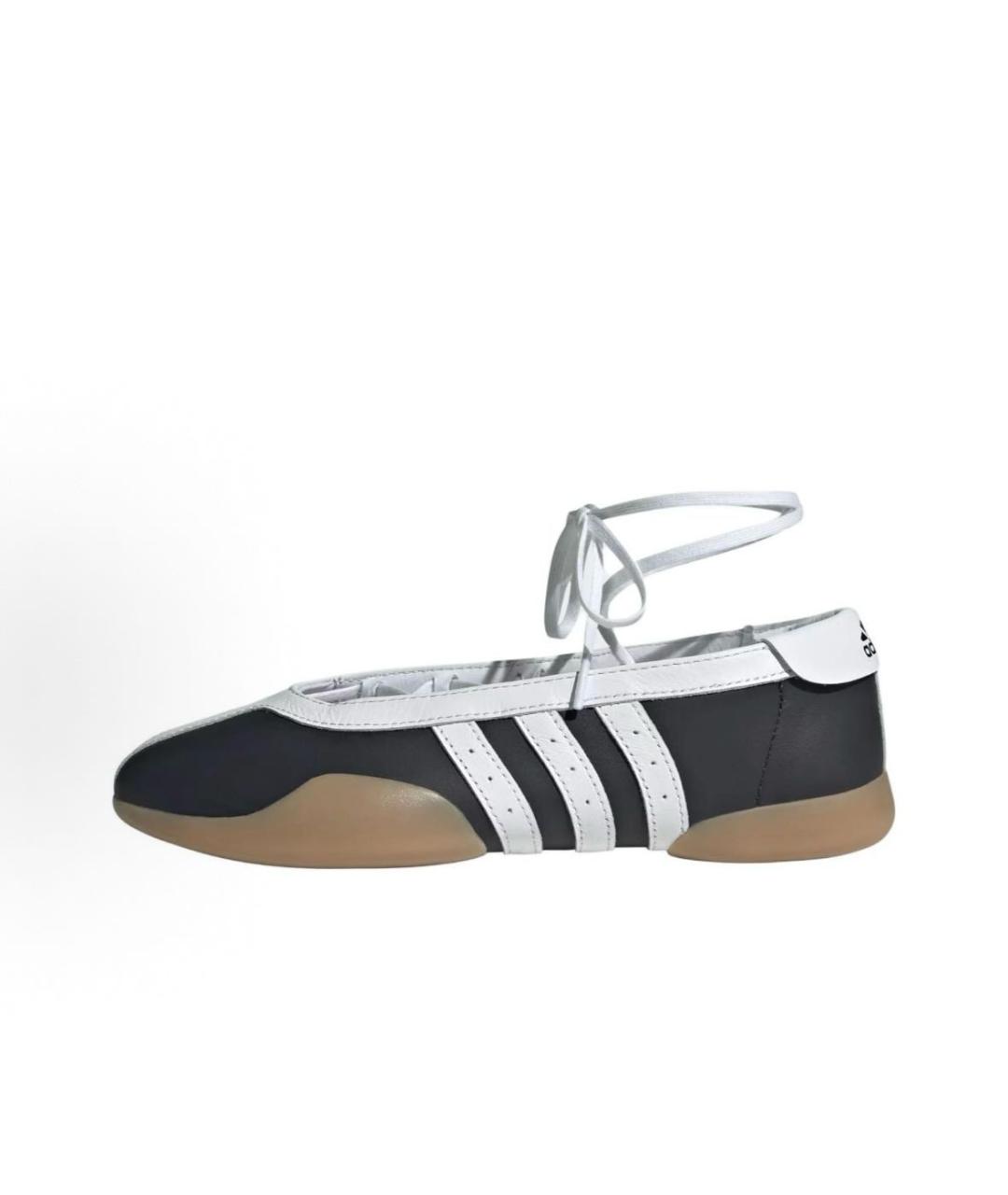 ADIDAS Черные текстильные балетки, фото 2