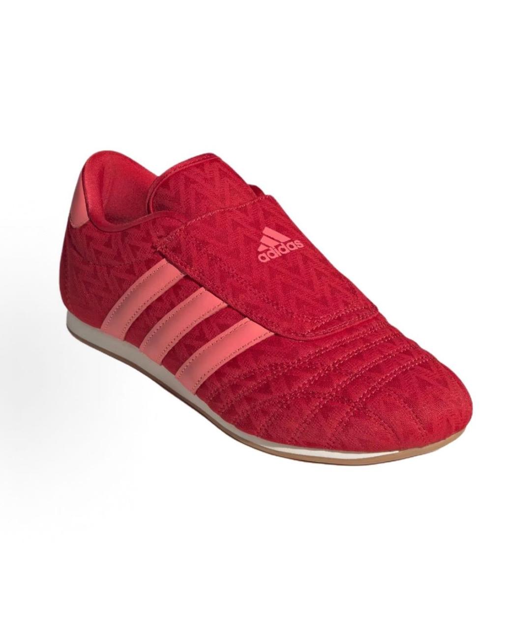 ADIDAS Красные текстильные кроссовки, фото 3