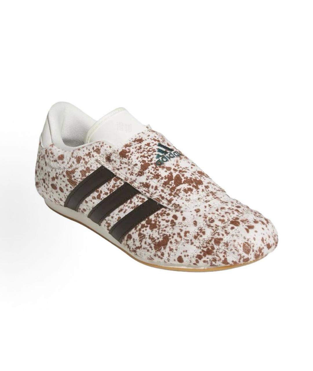 ADIDAS Белые кожаные кроссовки, фото 3