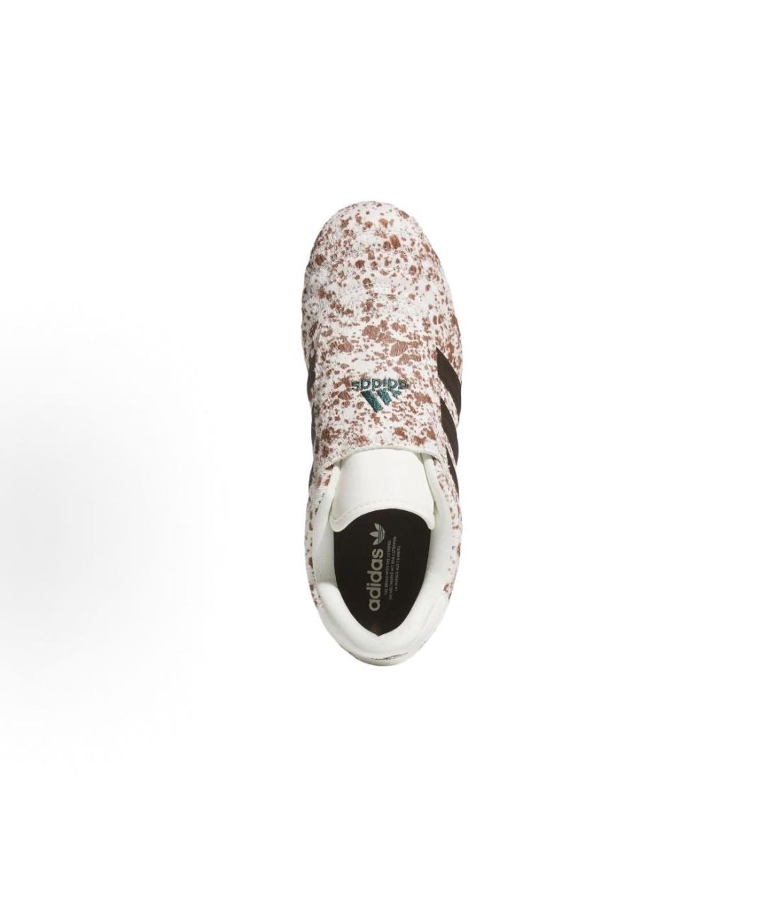 ADIDAS Белые кожаные кроссовки, фото 5