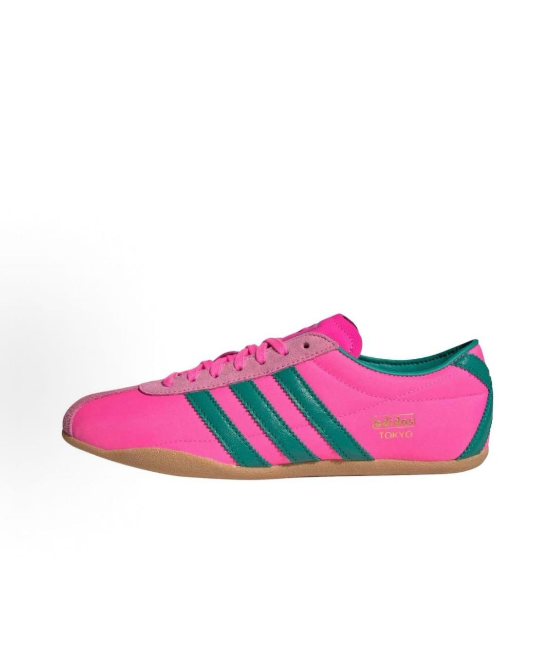 ADIDAS Фуксия текстильные кроссовки, фото 2