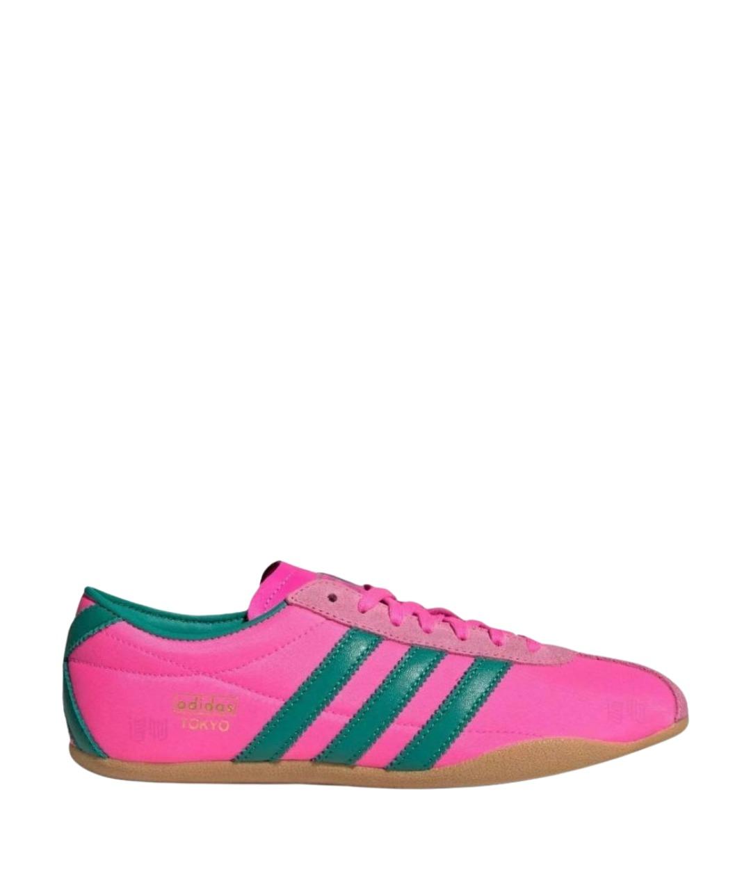 ADIDAS Фуксия текстильные кроссовки, фото 1