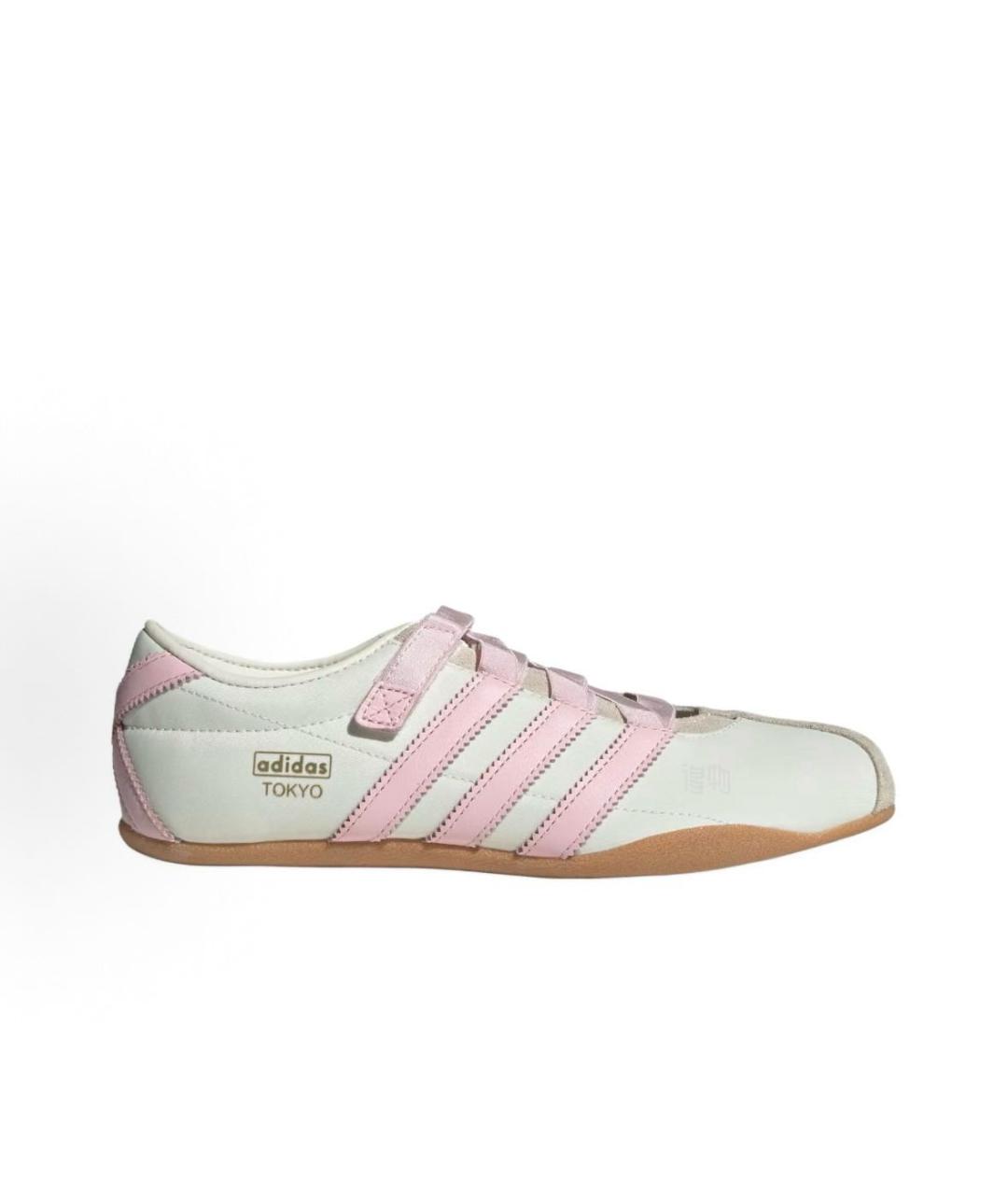 ADIDAS Белые текстильные кроссовки, фото 7