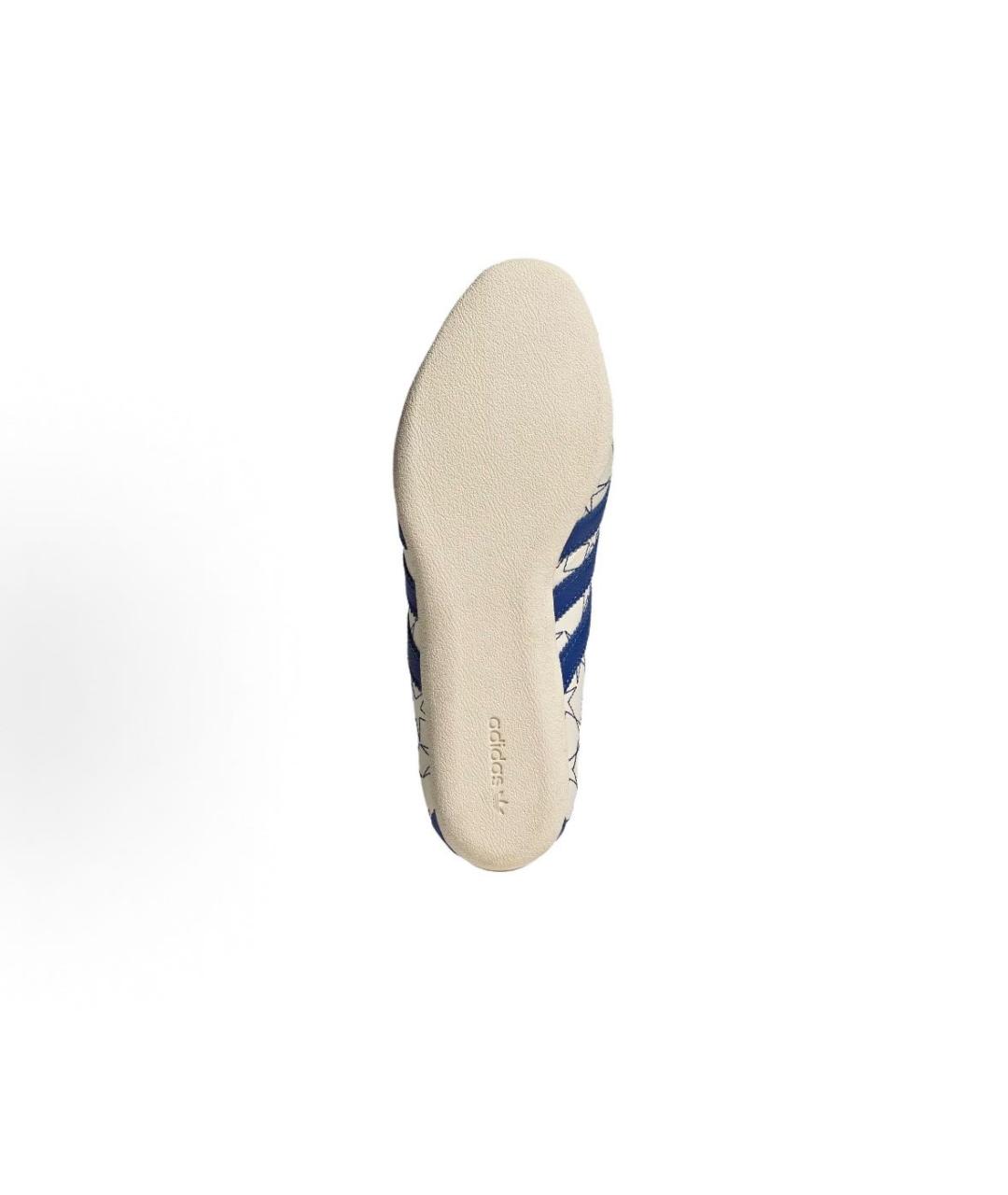 ADIDAS Бежевые кожаные кроссовки, фото 4