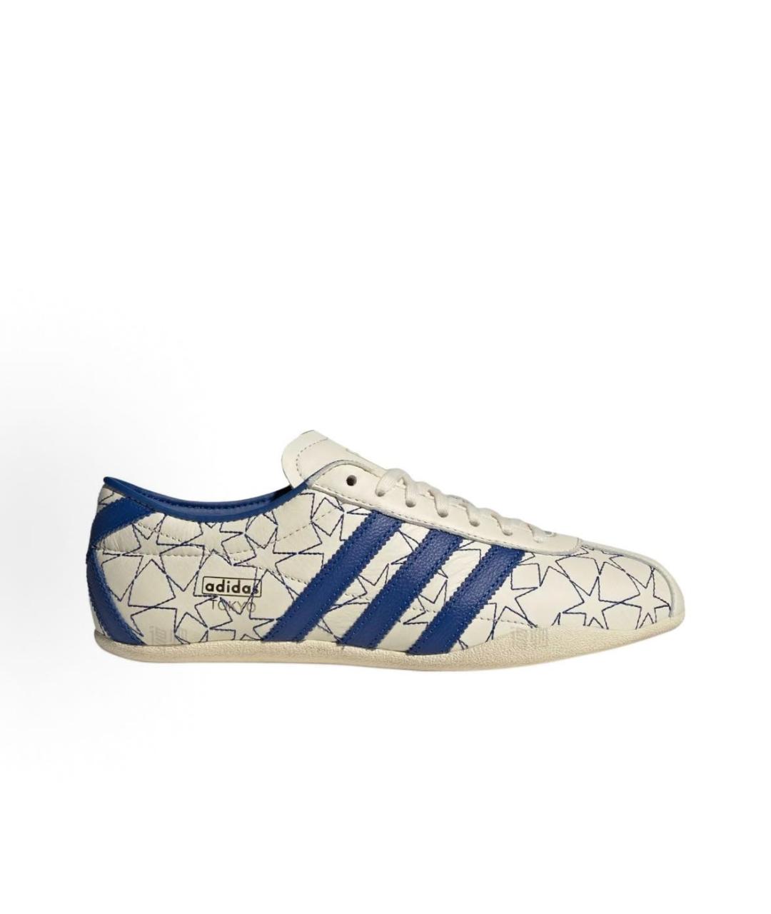 ADIDAS Бежевые кожаные кроссовки, фото 5