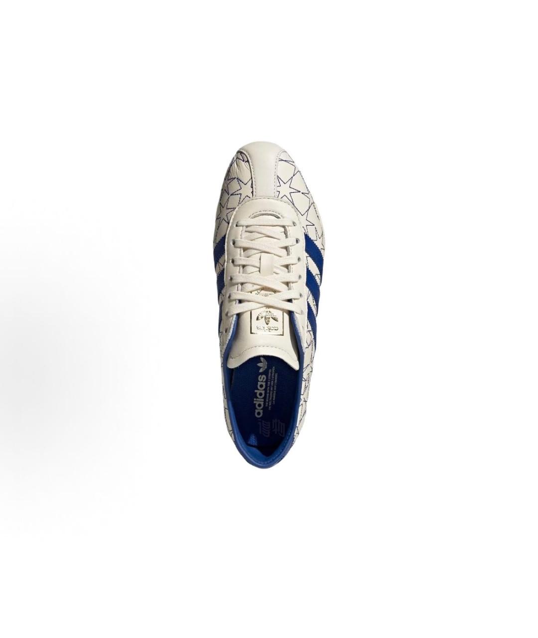 ADIDAS Бежевые кожаные кроссовки, фото 3