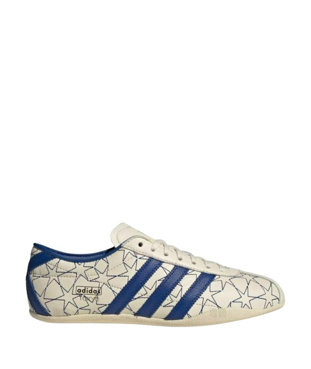 ADIDAS Бежевые кожаные кроссовки, фото 1