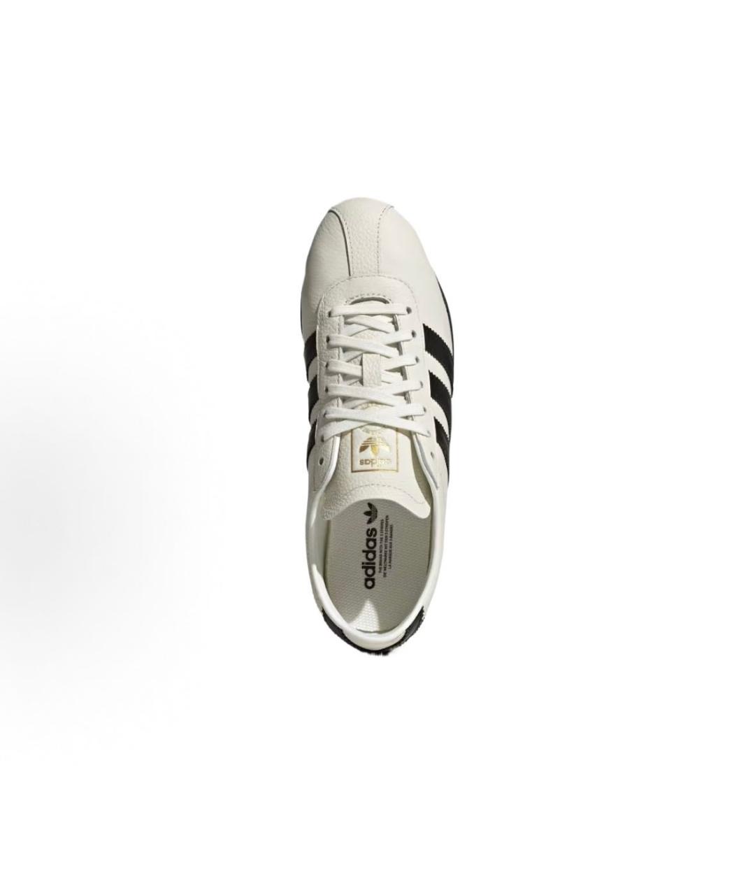 ADIDAS Белые кожаные кроссовки, фото 5