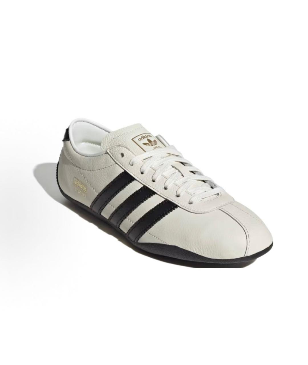 ADIDAS Белые кожаные кроссовки, фото 4