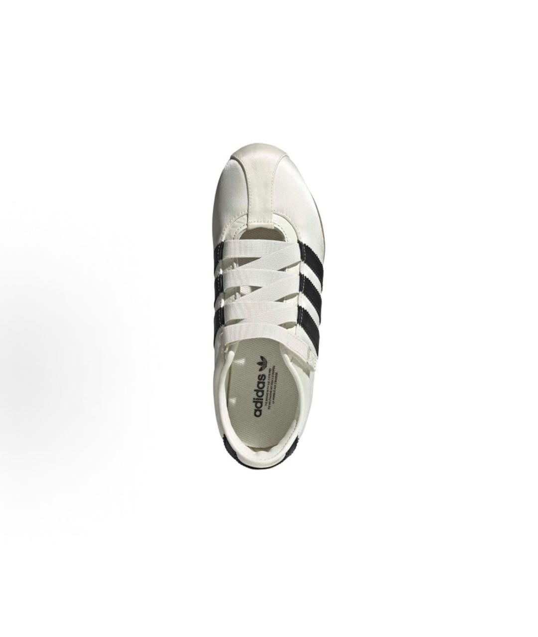ADIDAS Белые текстильные кроссовки, фото 4