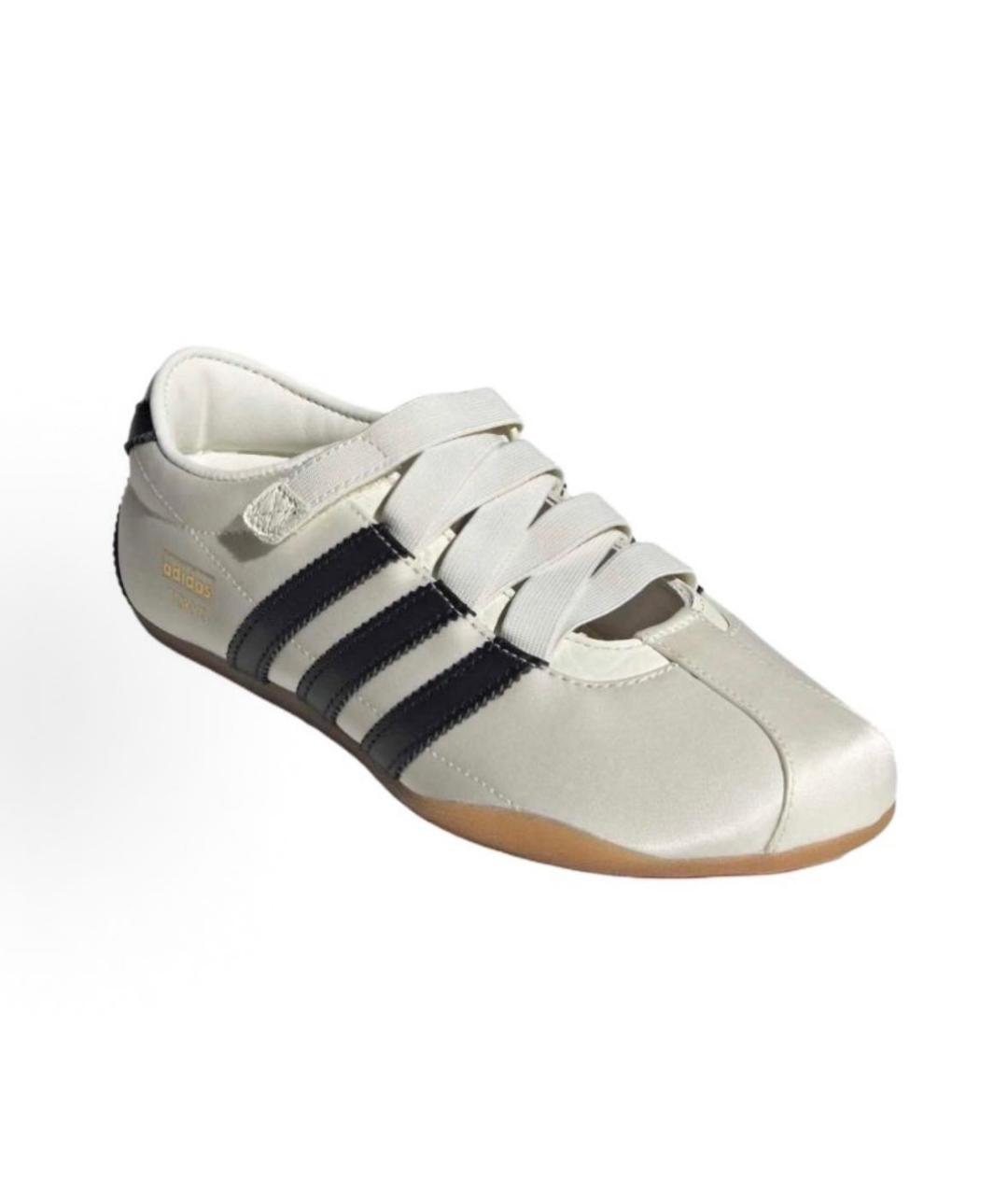 ADIDAS Белые текстильные кроссовки, фото 3