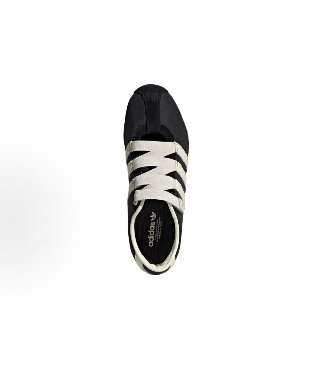 ADIDAS Черные текстильные кроссовки, фото 3