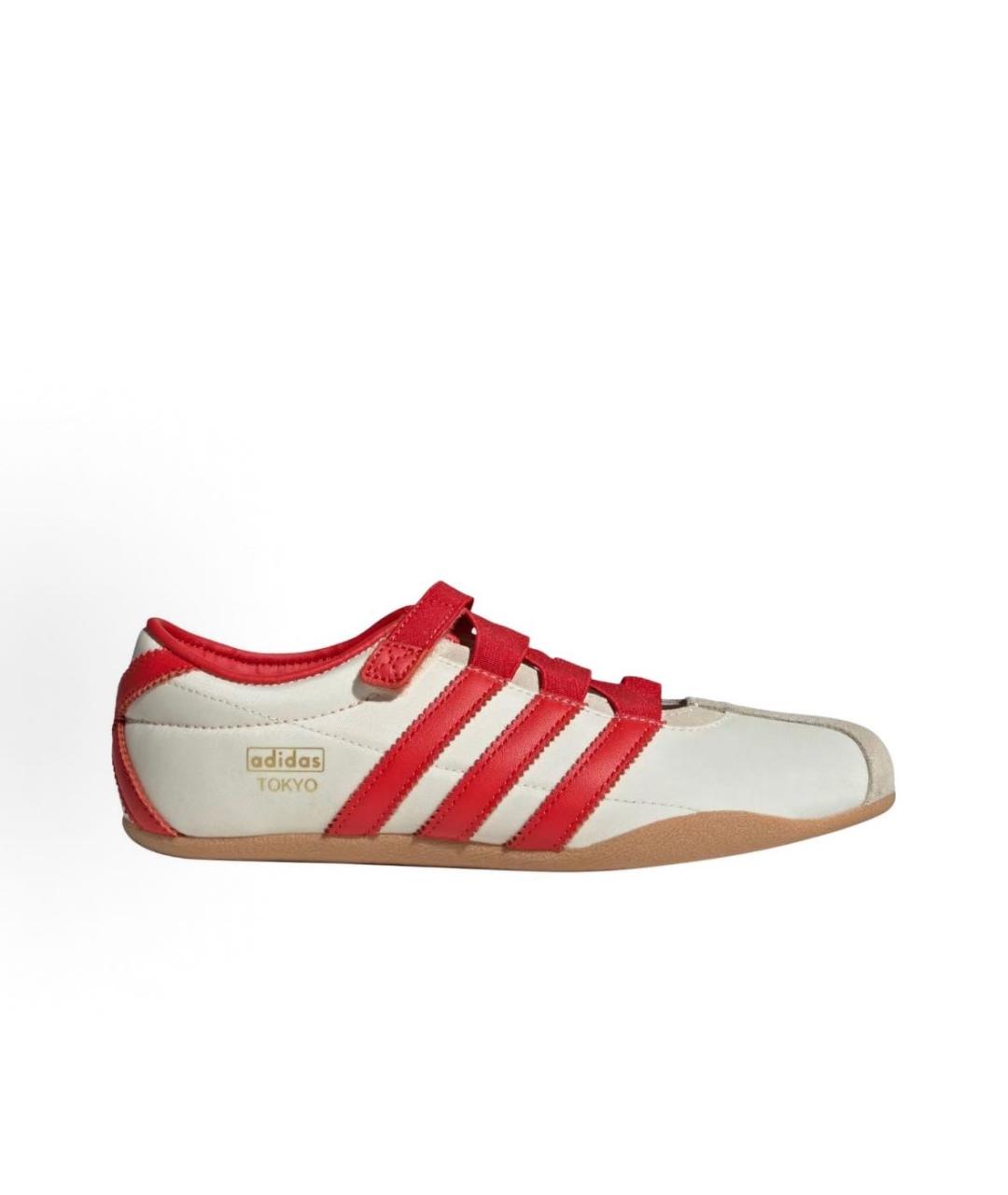 ADIDAS Белые текстильные кроссовки, фото 5
