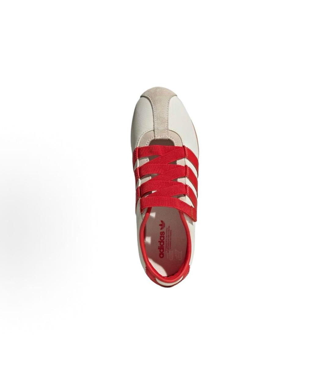 ADIDAS Белые текстильные кроссовки, фото 3