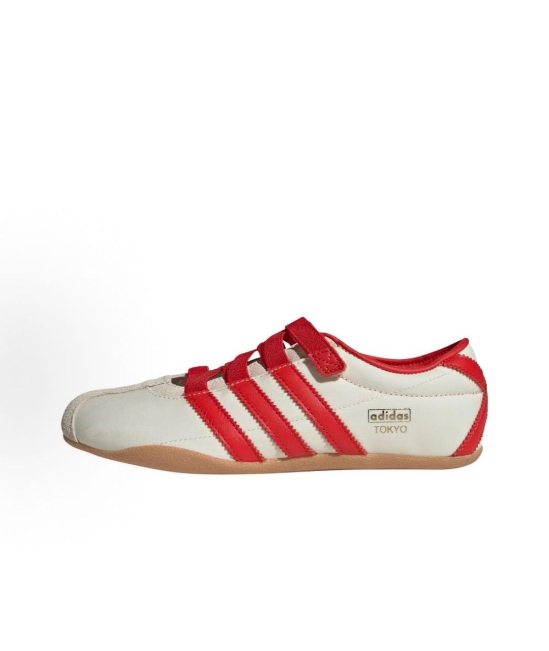 ADIDAS Белые текстильные кроссовки, фото 2