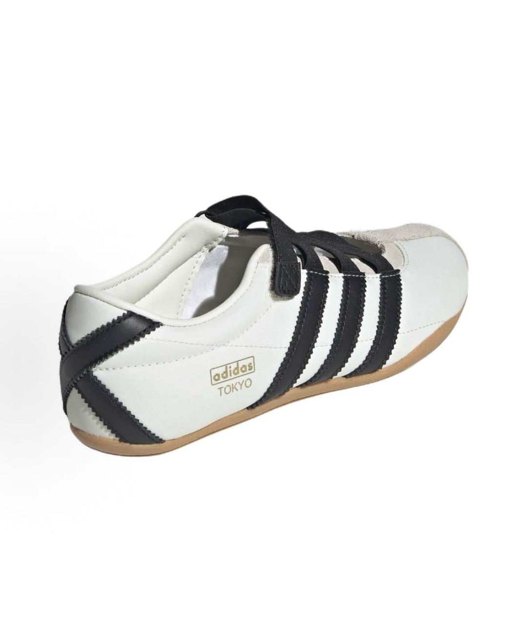 ADIDAS Белые текстильные кроссовки, фото 4