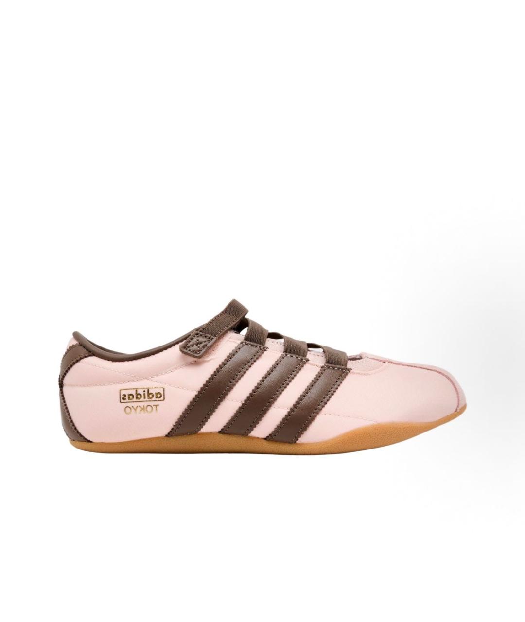 ADIDAS Розовые замшевые кроссовки, фото 6
