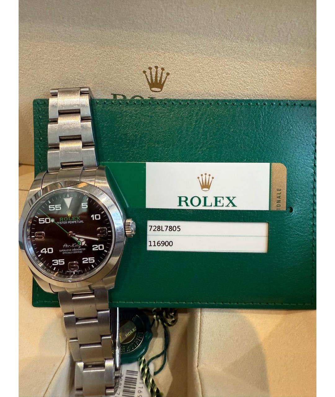 ROLEX Серебряные часы, фото 3