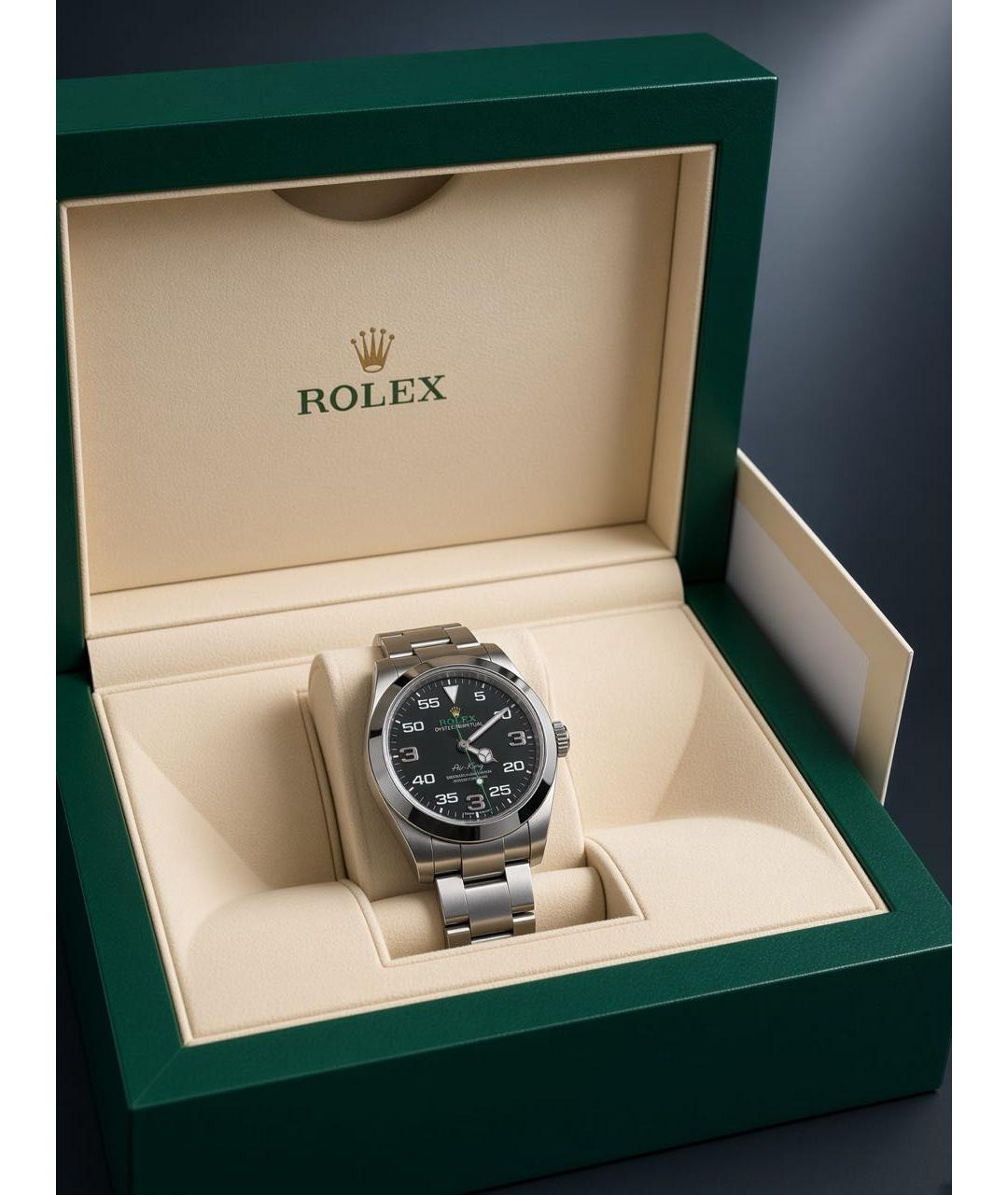 ROLEX Серебряные часы, фото 4