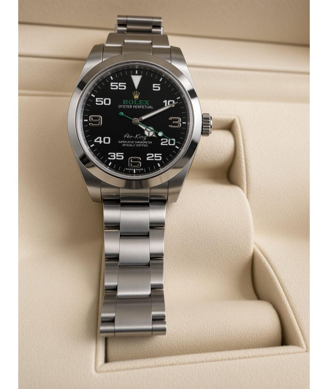 ROLEX Серебряные часы, фото 5