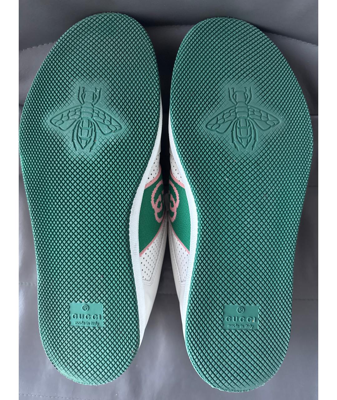 GUCCI Мульти кожаные низкие кроссовки / кеды, фото 5