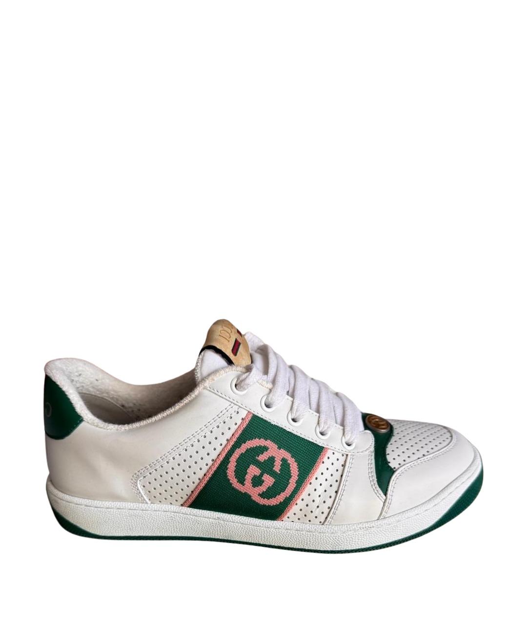 GUCCI Мульти кожаные низкие кроссовки / кеды, фото 1