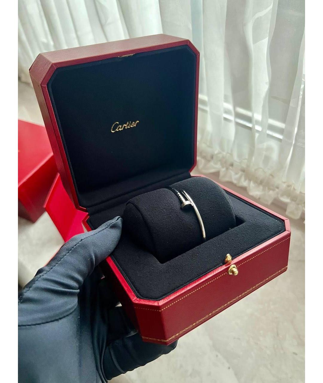 CARTIER Серебряный браслет из белого золота, фото 2