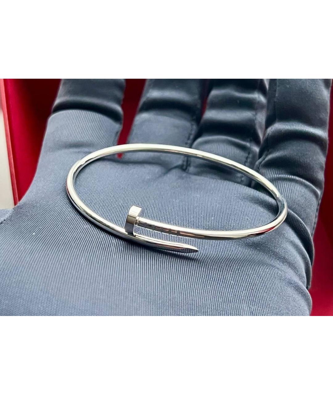 CARTIER Серебряный браслет из белого золота, фото 4