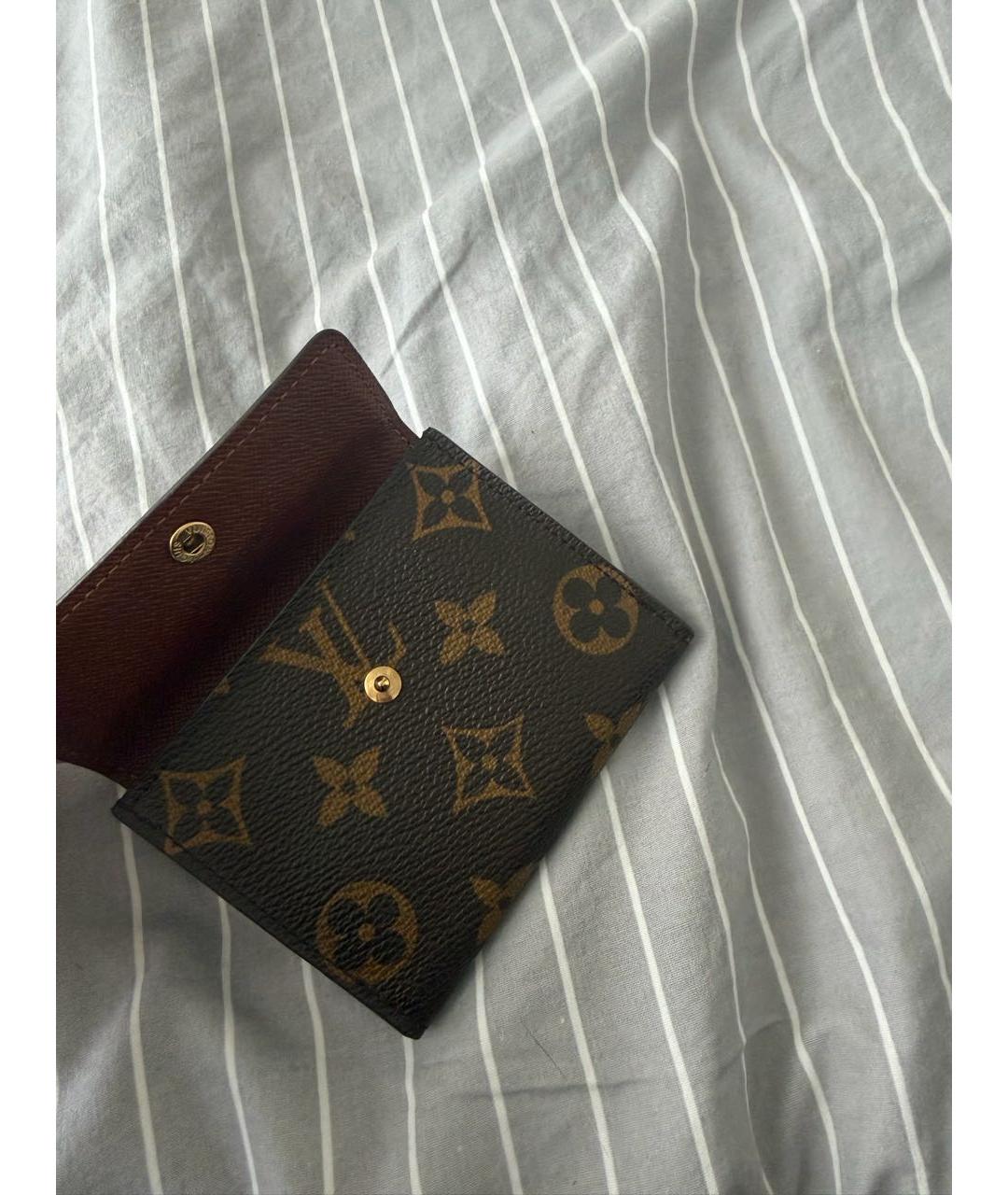 LOUIS VUITTON Коричневый кардхолдер, фото 2