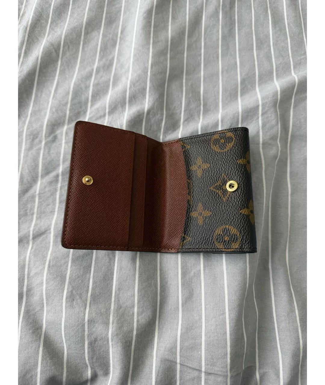 LOUIS VUITTON Коричневый кардхолдер, фото 4