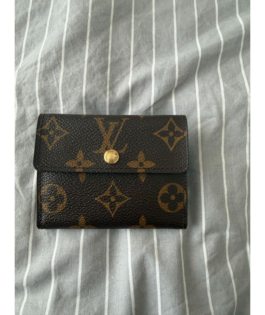 LOUIS VUITTON Коричневый кардхолдер, фото 5