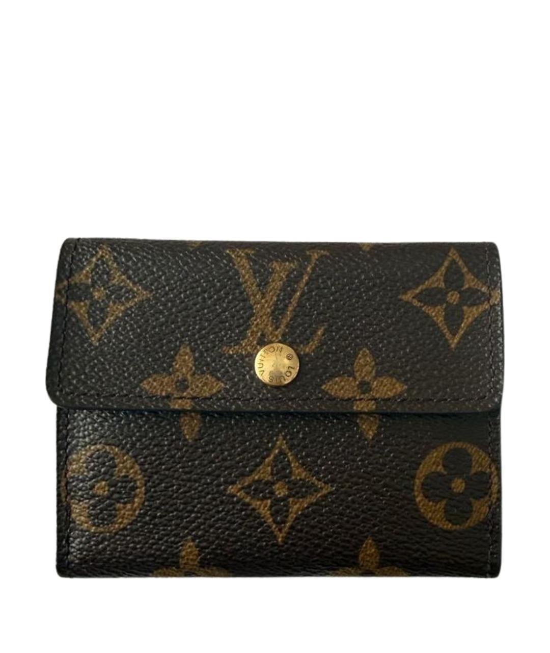 LOUIS VUITTON Коричневый кардхолдер, фото 1