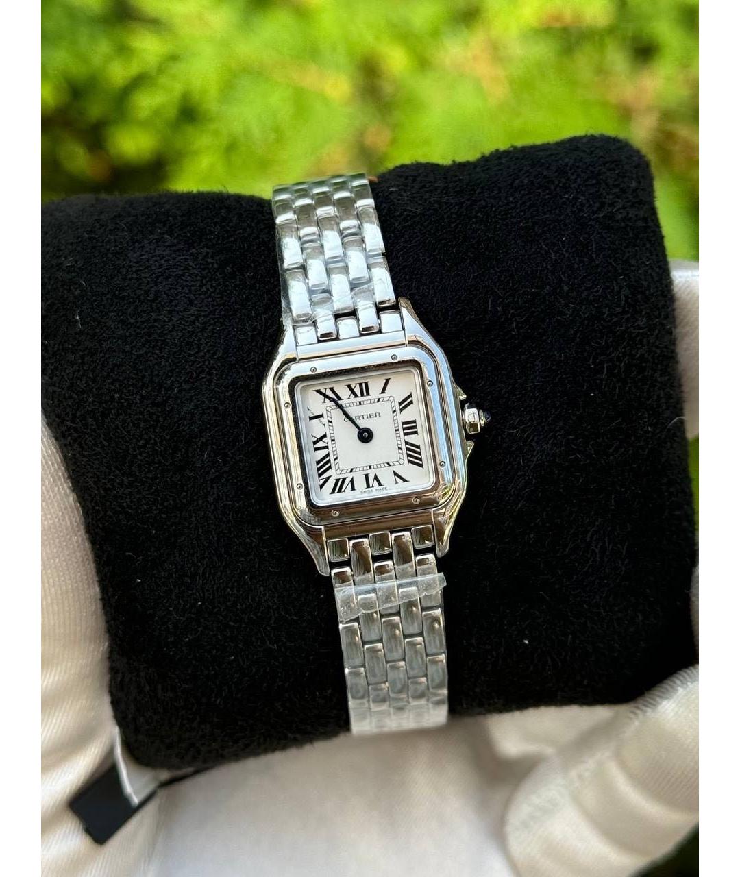 CARTIER Белые часы, фото 4
