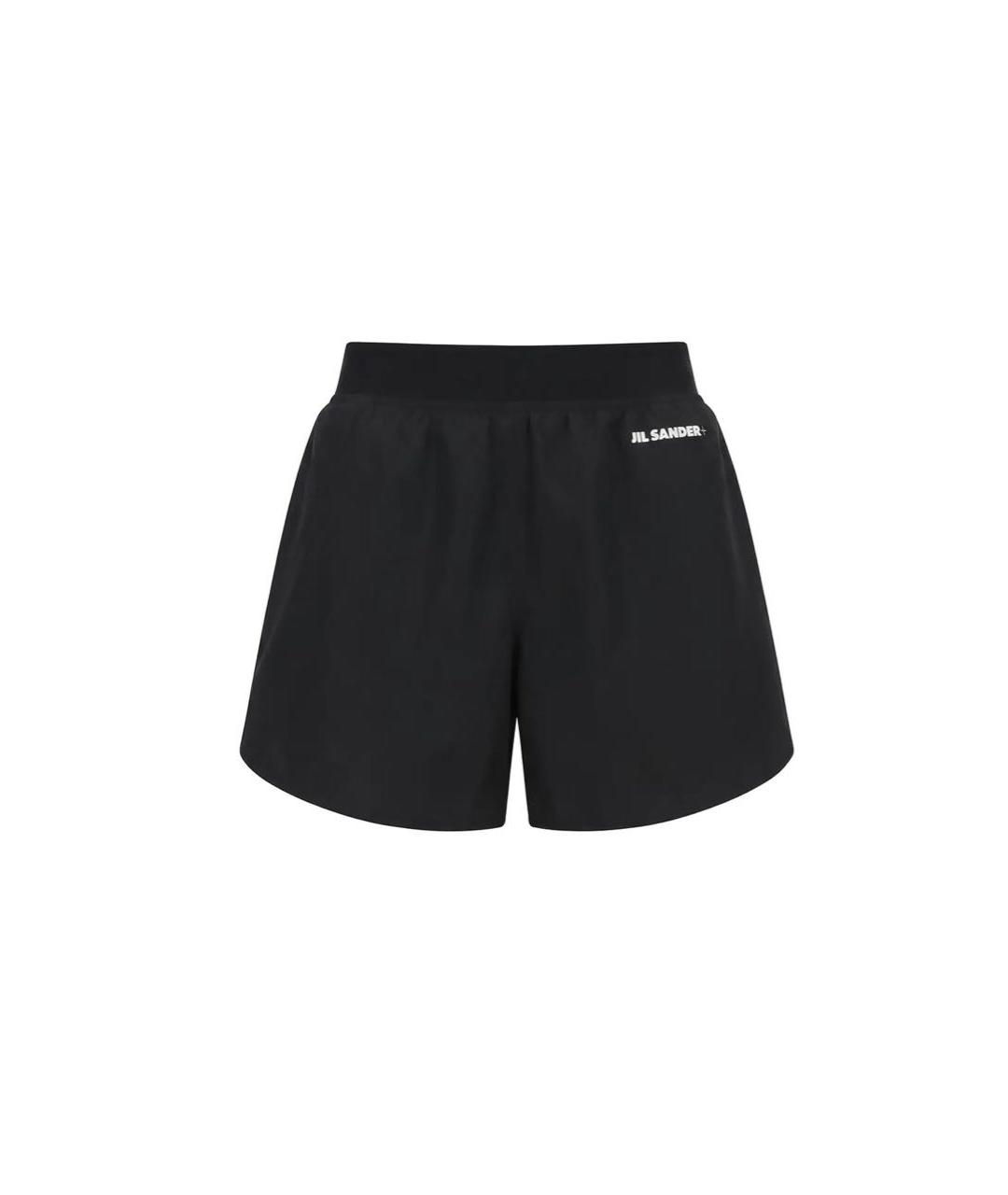 JIL SANDER Черные полиэстеровые спортивные брюки и шорты, фото 1