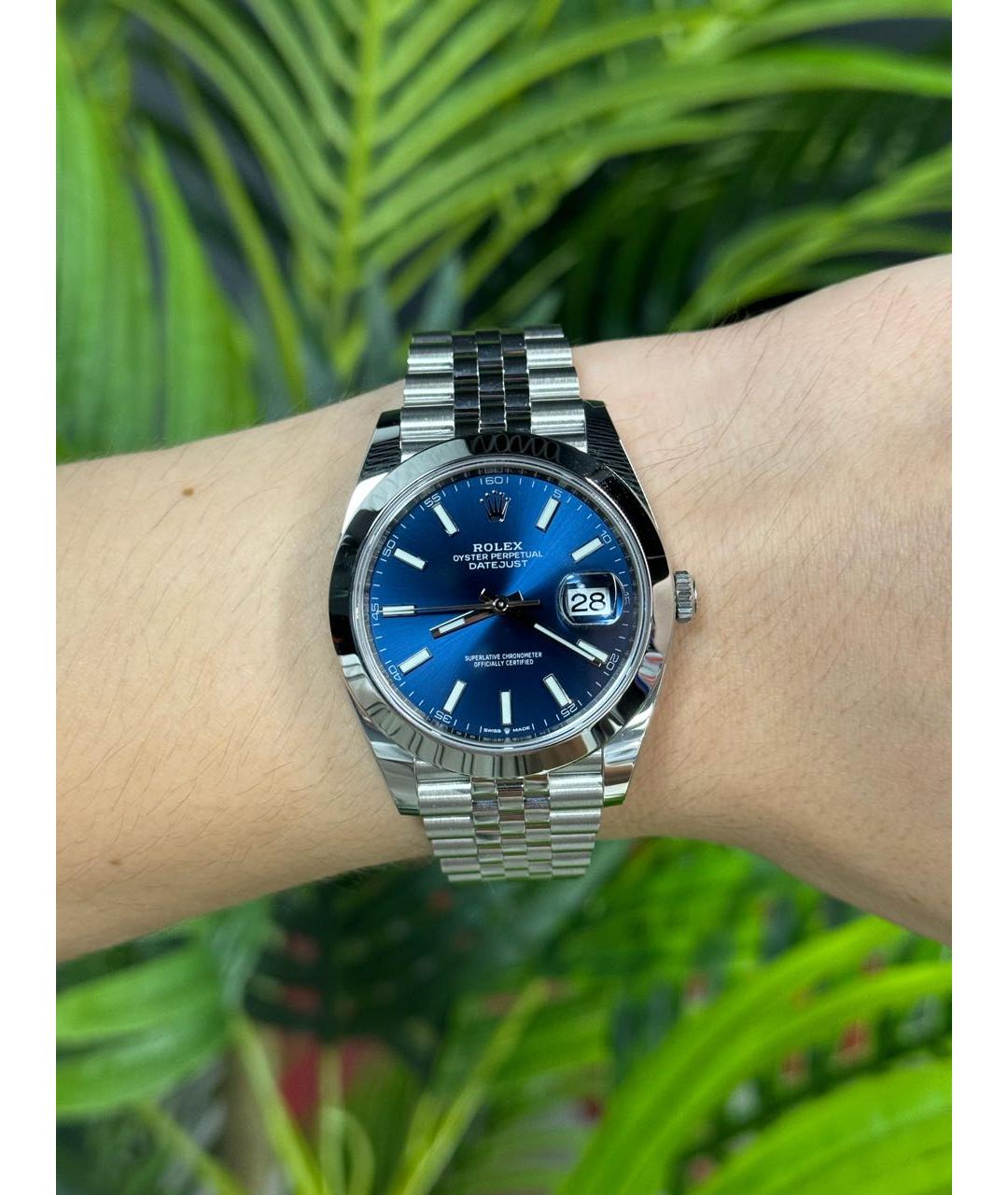 ROLEX Синие часы, фото 5