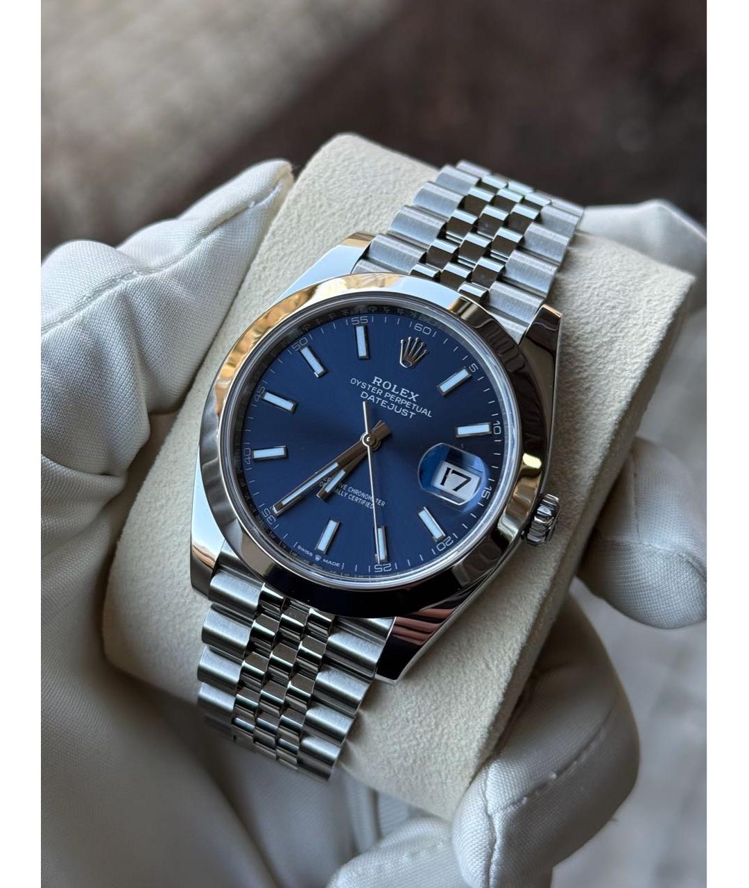ROLEX Синие часы, фото 2