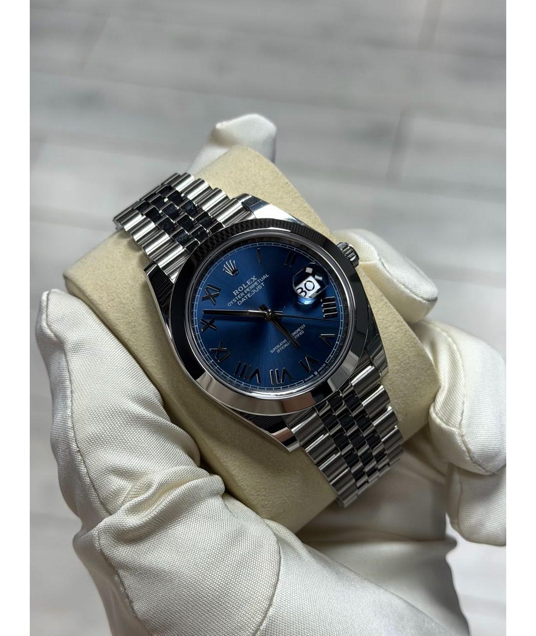 ROLEX Синие часы, фото 2