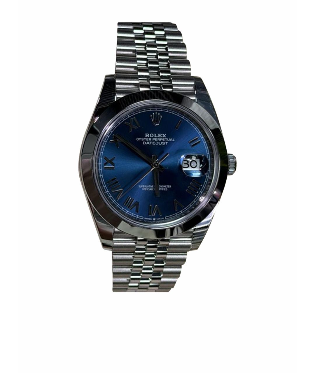ROLEX Синие часы, фото 1