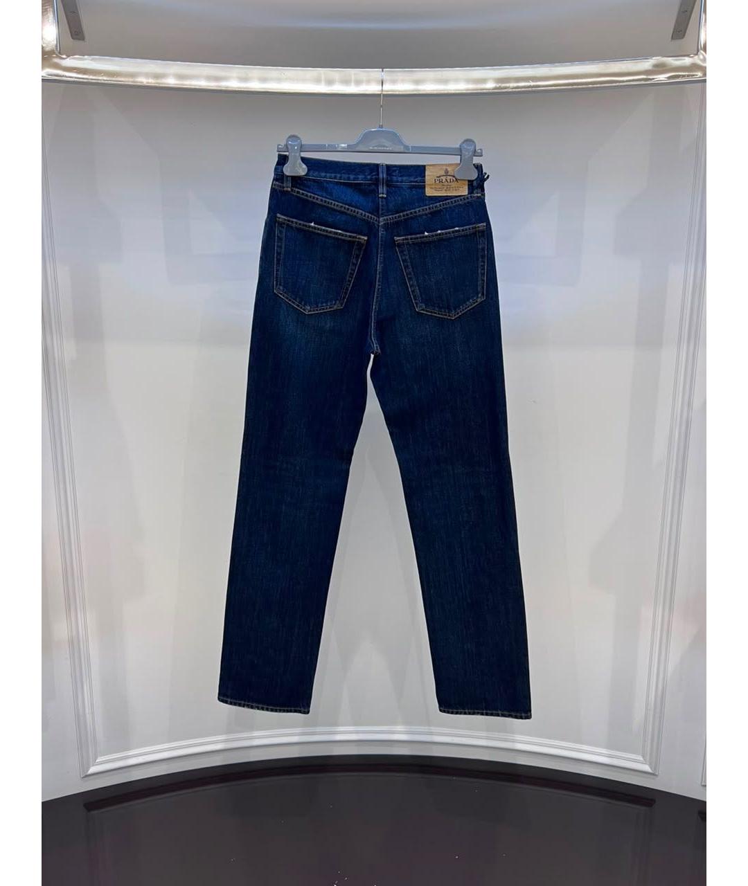 PRADA Синие прямые джинсы, фото 2