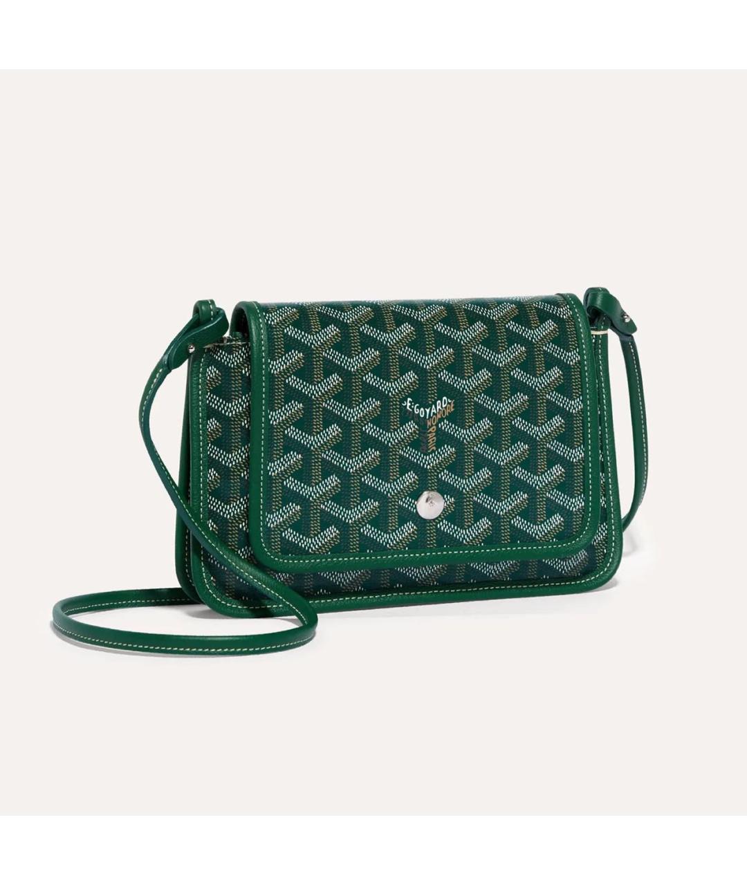 GOYARD Зеленая кожаная сумка через плечо, фото 5
