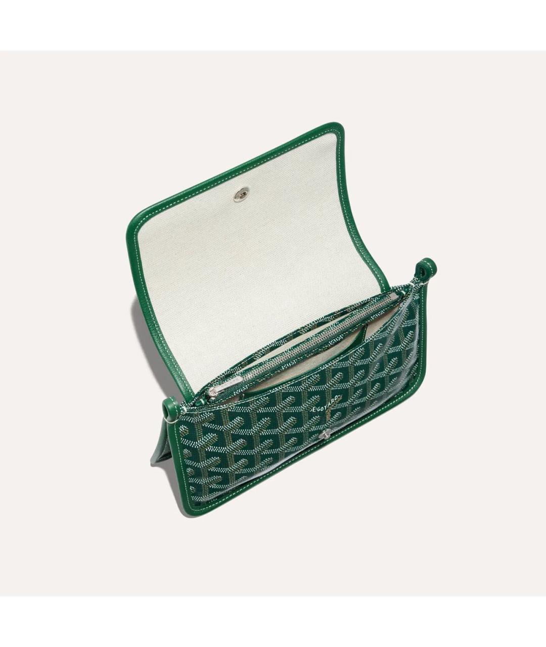 GOYARD Зеленая кожаная сумка через плечо, фото 2