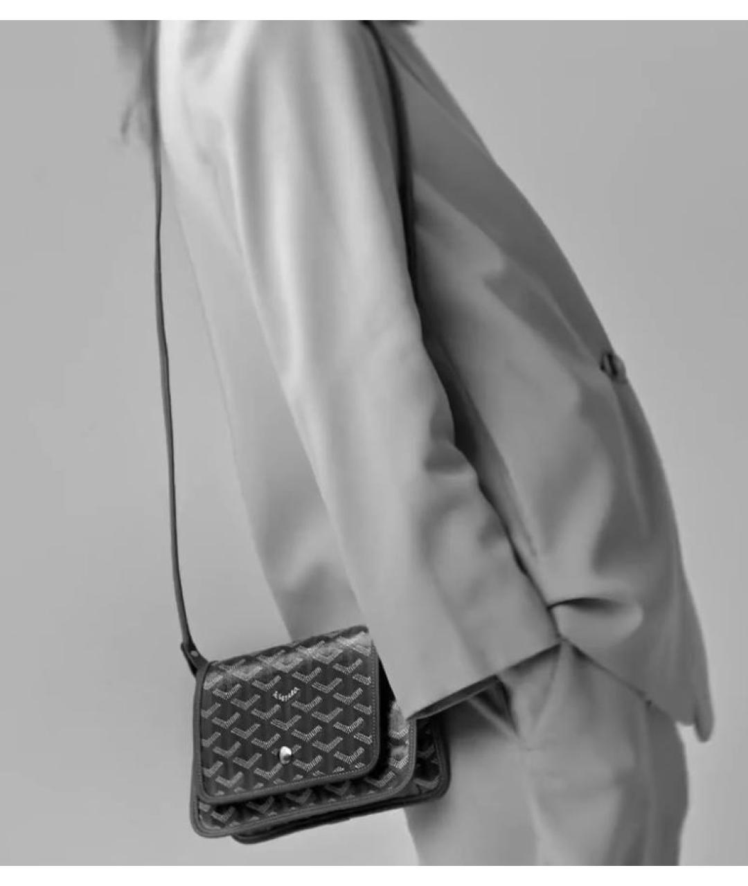 GOYARD Зеленая кожаная сумка через плечо, фото 4