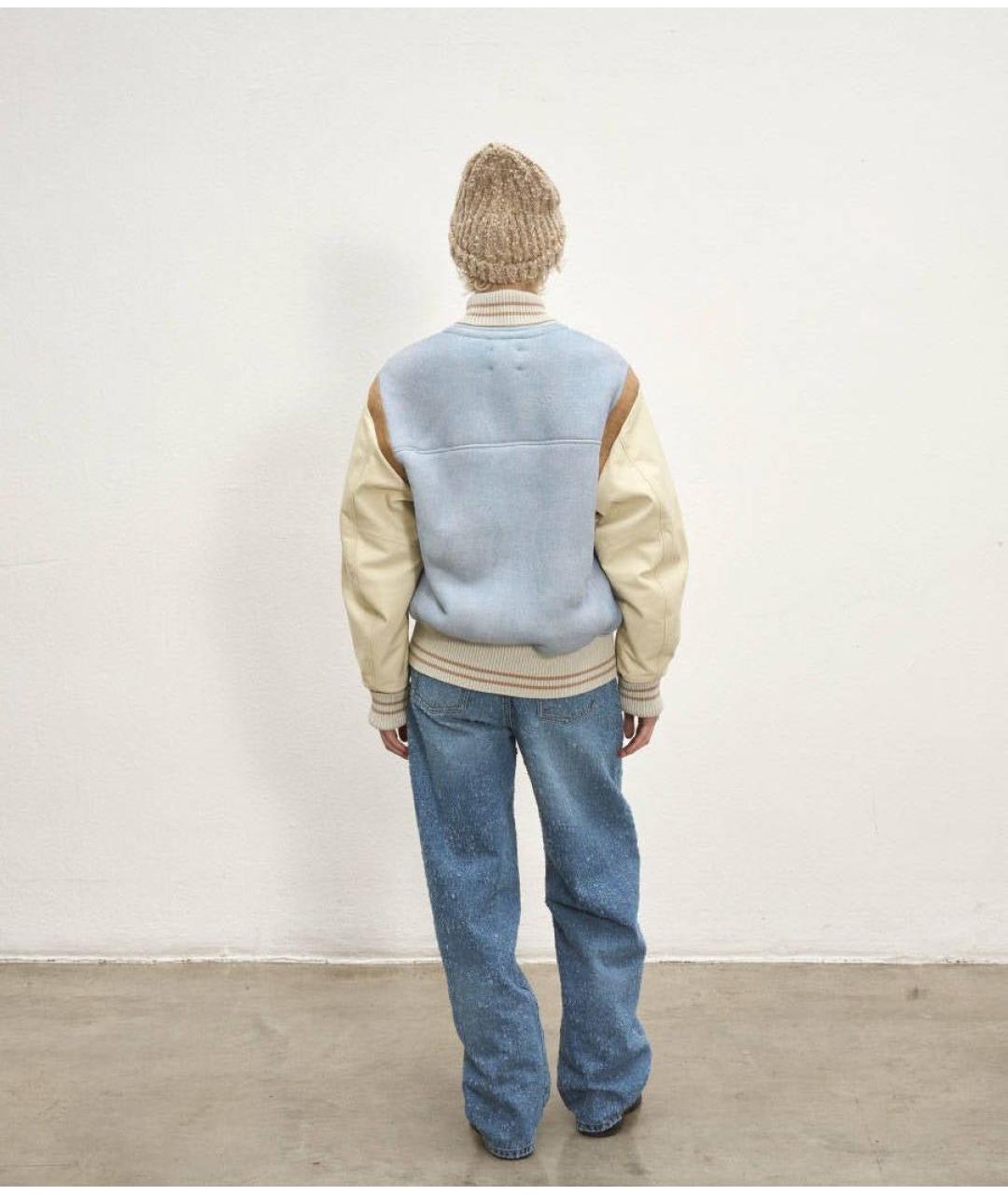 HALFBOY Голубая шерстяная куртка, фото 2