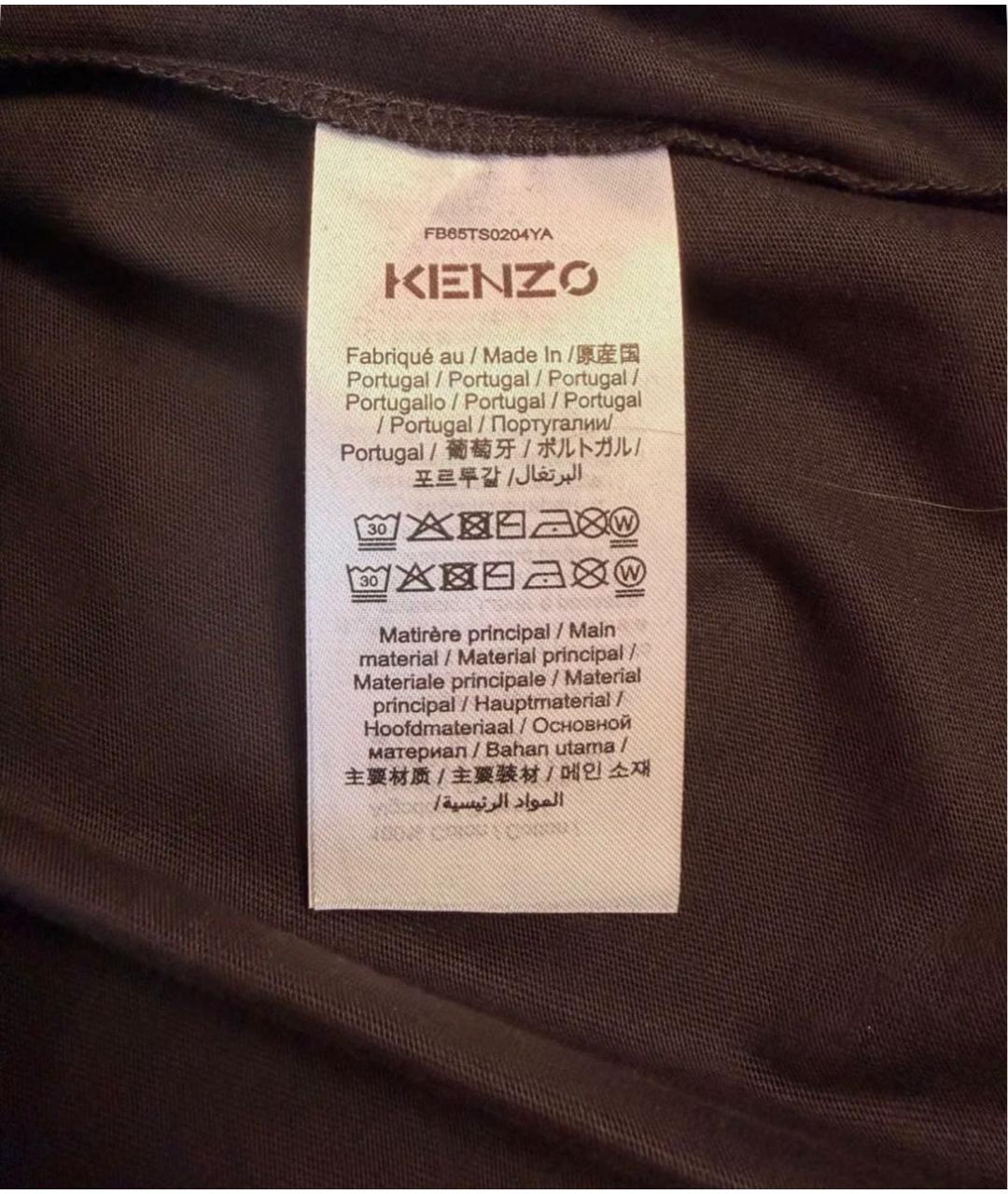 KENZO Черная хлопковая футболка, фото 3