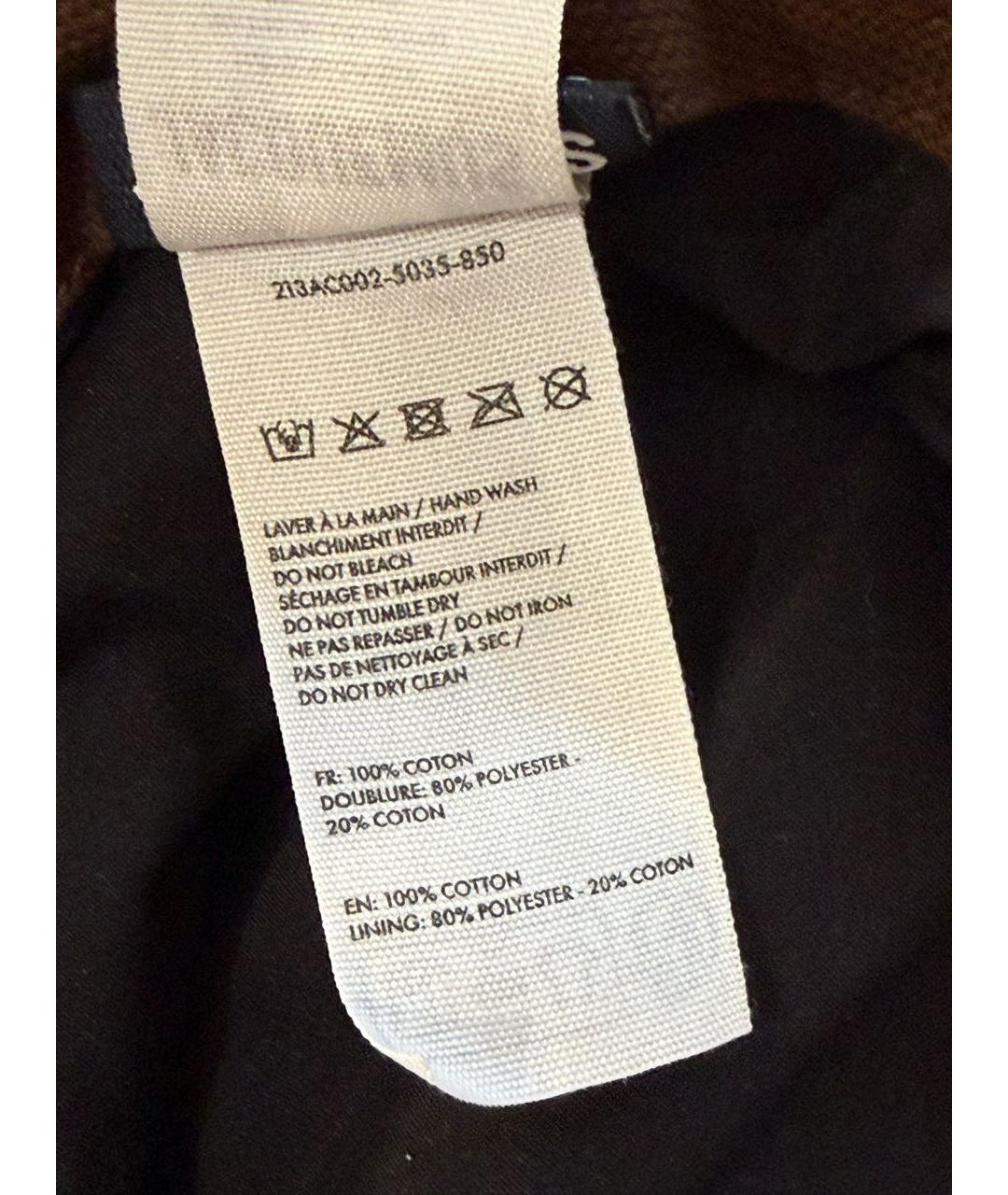 JACQUEMUS Коричневая хлопковая панама, фото 3