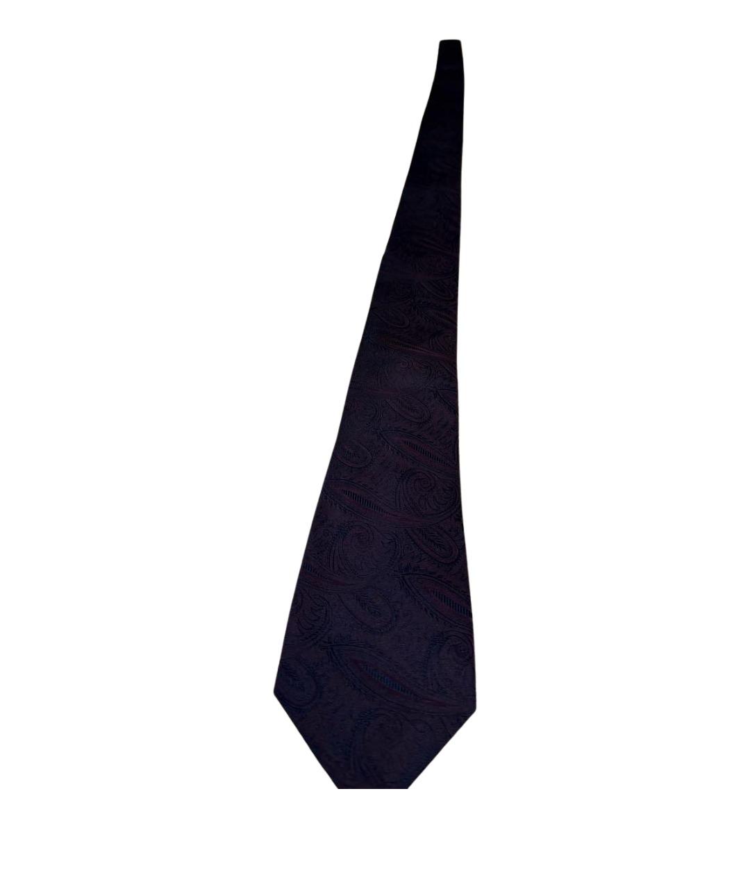 KITON Фиолетовый шелковый галстук, фото 1